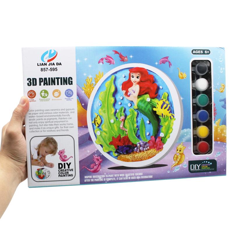 Bộ Đồ Chơi Tô Màu Tranh 3D Painting - Nàng Tiên Cá 857-595