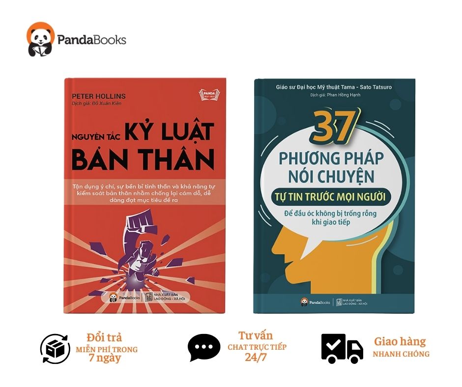 COMBO 2 sách Nguyên tắc kỷ luật bản thân 37 cách trò chuyện