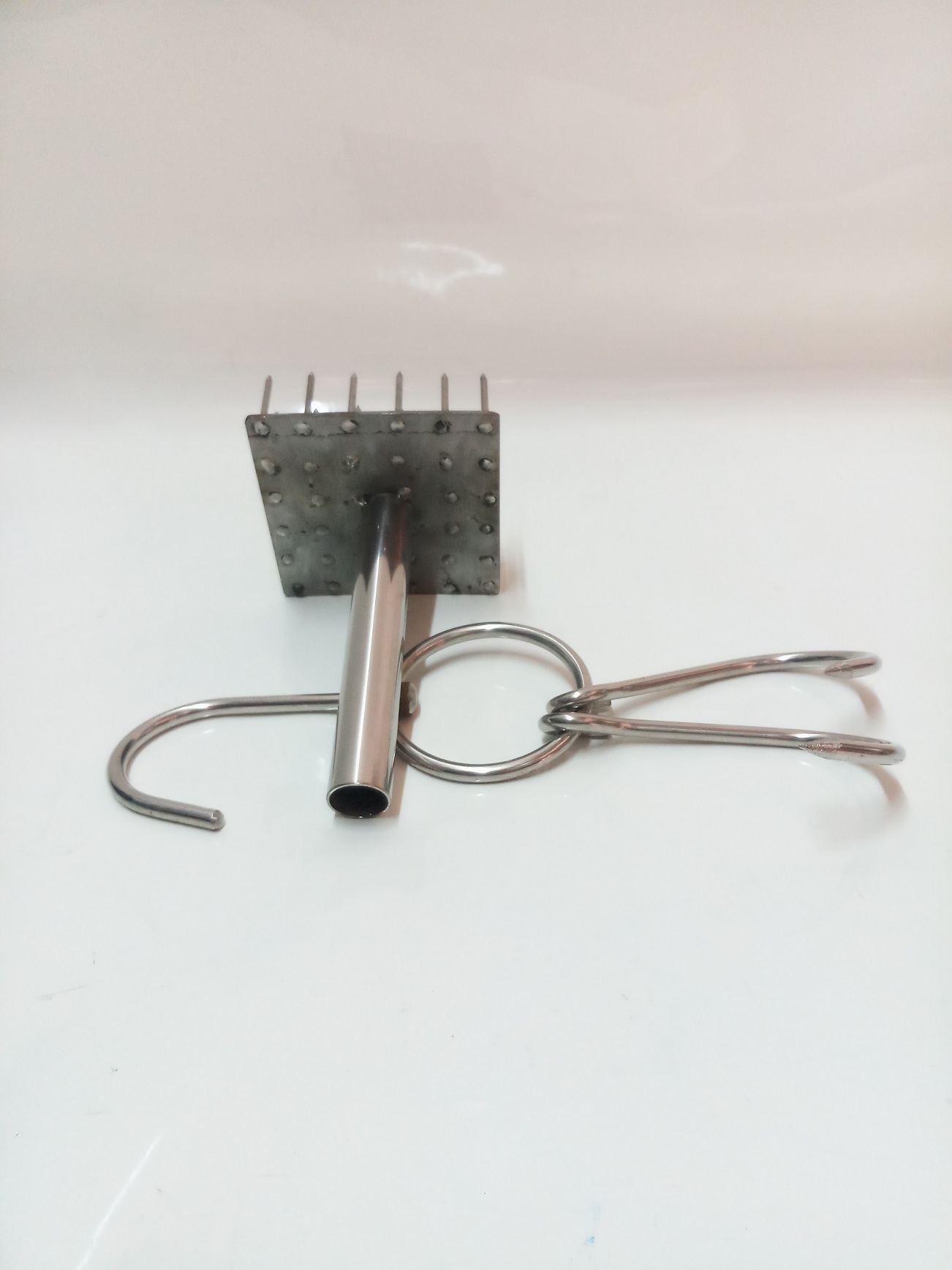 COMBO 1 MÓC THỊT HEO,GÀ,VỊT DÀY 7LY+ 1 XÂM DA INOX ĐẠI CAO CẤP.