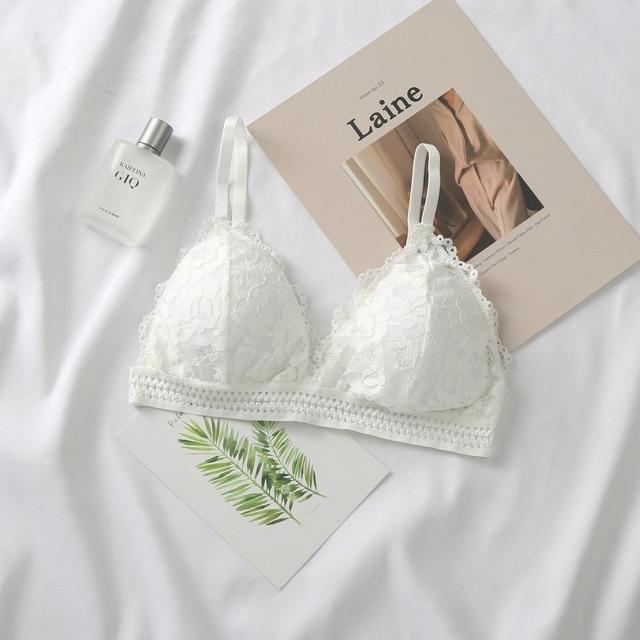 Bộ Bra Ren Ngàn Hoa Mút Mỏng 8838