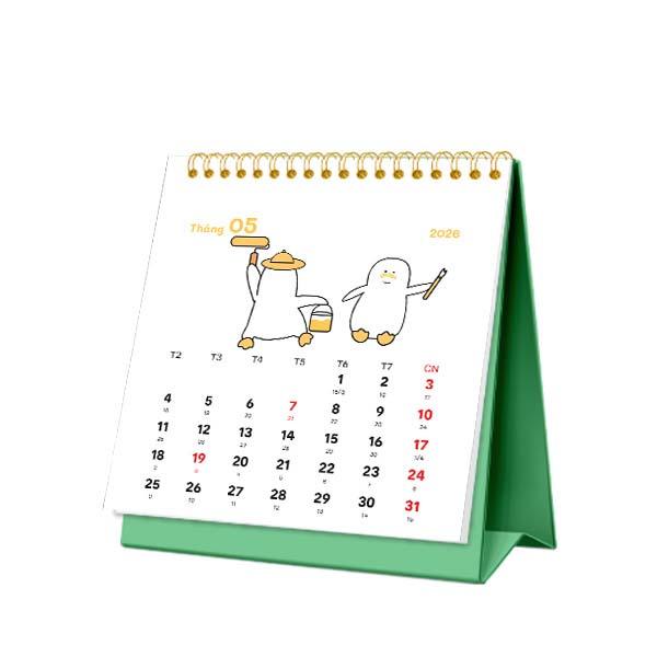 Lịch Bàn Mini - Duok Chill