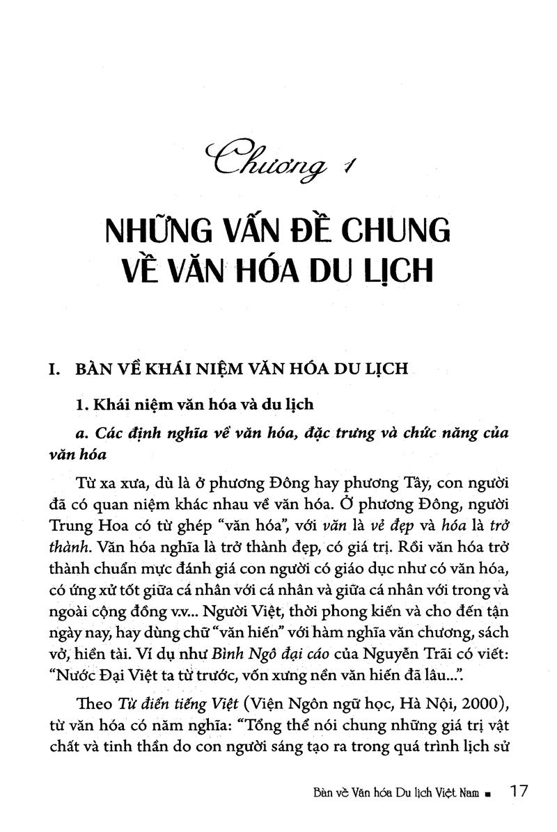 Bàn Về Văn hóa Du Lịch Việt Nam