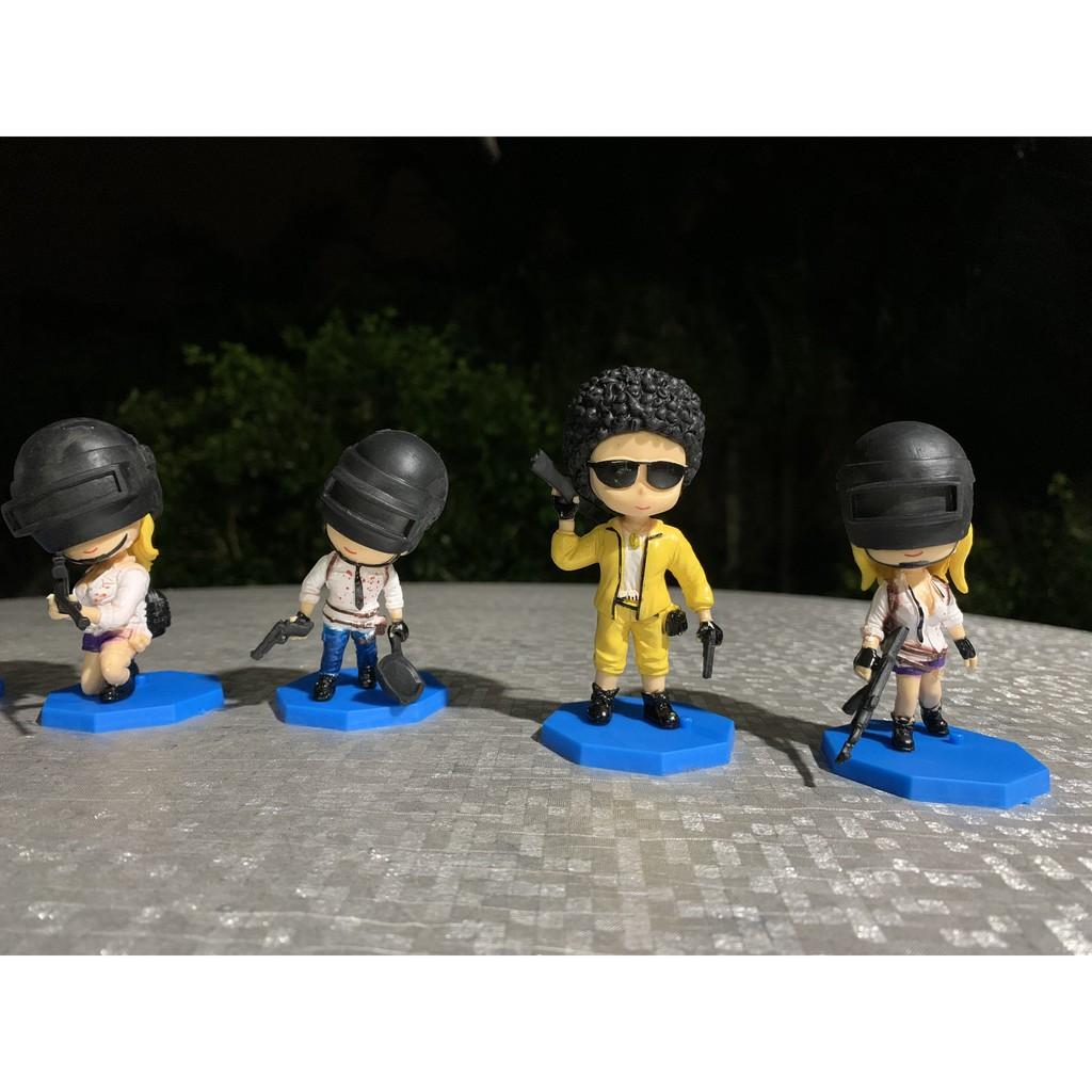 Bộ 8 mô hình chibi Pubg siêu cute 8 cm ( ảnh thật)