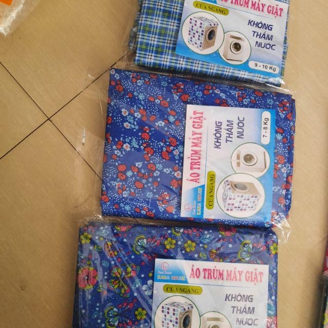 Áo trùm máy giặt cửa ngang ,vải dù siêu bền tiện lợi cho tất cả máy từ 7-15 kg chống thấm tối đa