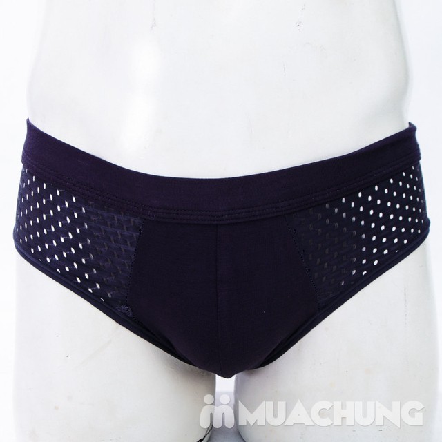 Combo 3 chiếc quần lót tam giác nam có lỗ thông hơi co dãn 4 chiều mặc cực thích