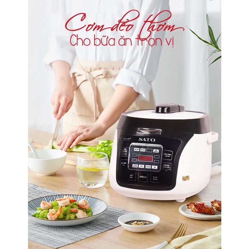 Mua Nồi cơm điện tử 1.8L SATO VIỆT NHẬT 18DT012 / 18DT013 - Hàng chính hãng | Tiki