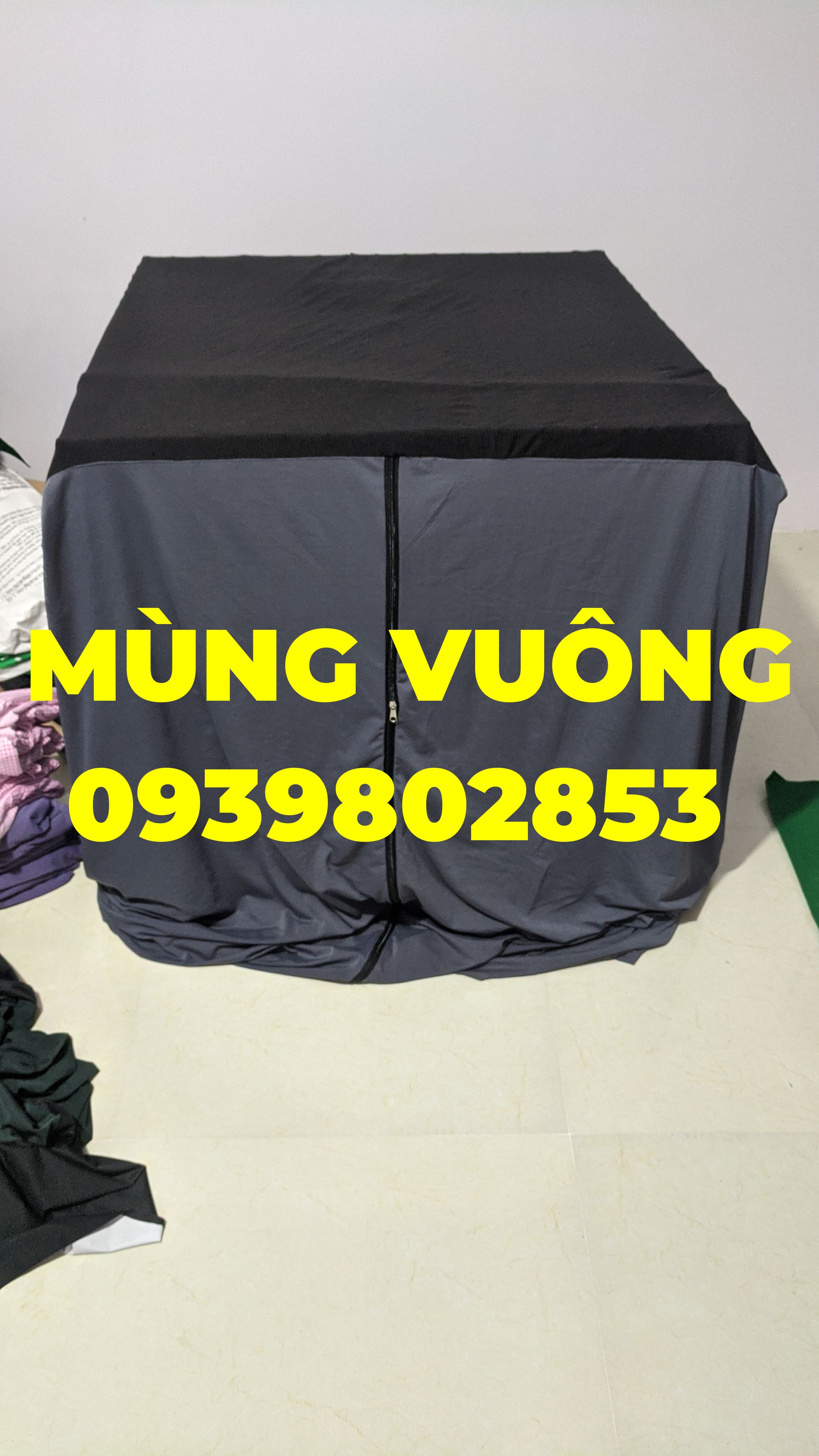 Mùng gà vuông các kích thước có dây kéo