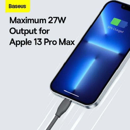Cáp sạc nhanh Baseus 20W, Cáp sạc C to iPhone 20W cho IP12/13 Baseus Jelly Liquid Silica gel Fast Charging Data Cable - Hàng chính hãng