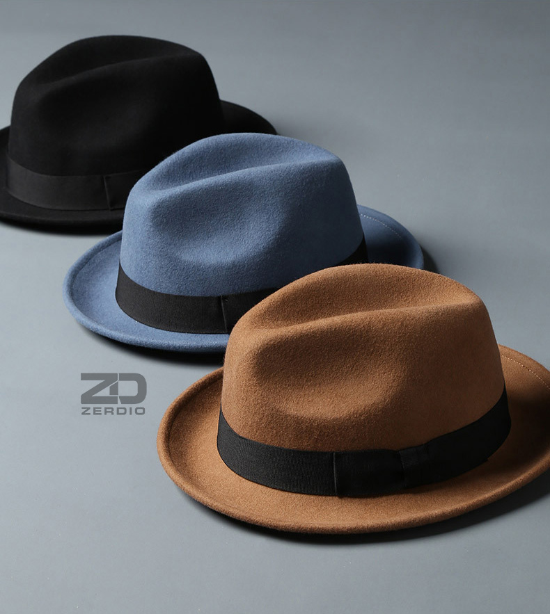 Mũ Phớt Fedora Nam Hàng Hiệu MrDuck MP034