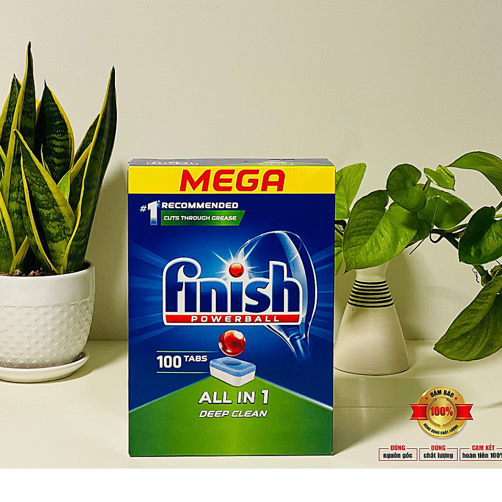 Viên rửa bát Finish All in 1 - 100 viên / hộp