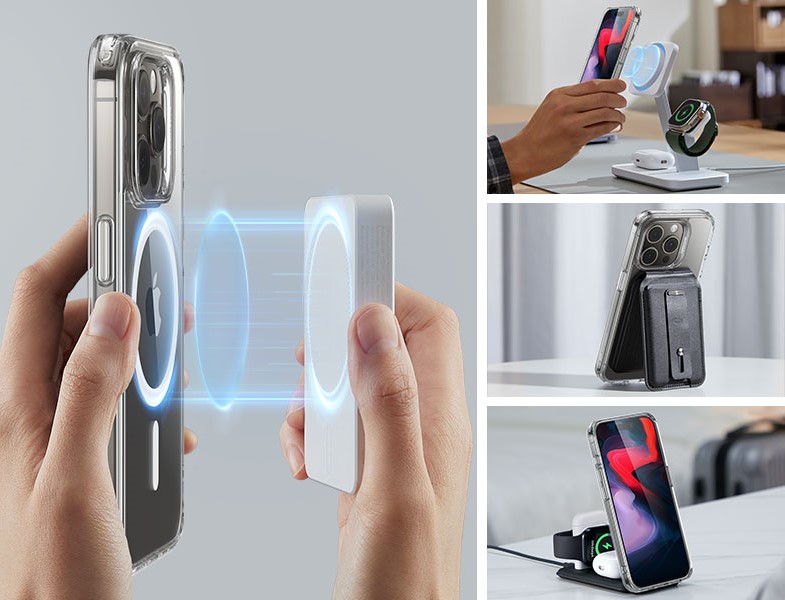 Ốp Lưng Dành Cho iPhone 15 ProMax/ iPhone 15 Pro/ iPhone 15 Plus/ iphone 15 ESR Classic Hybrid Case _ Hàng chính hãng