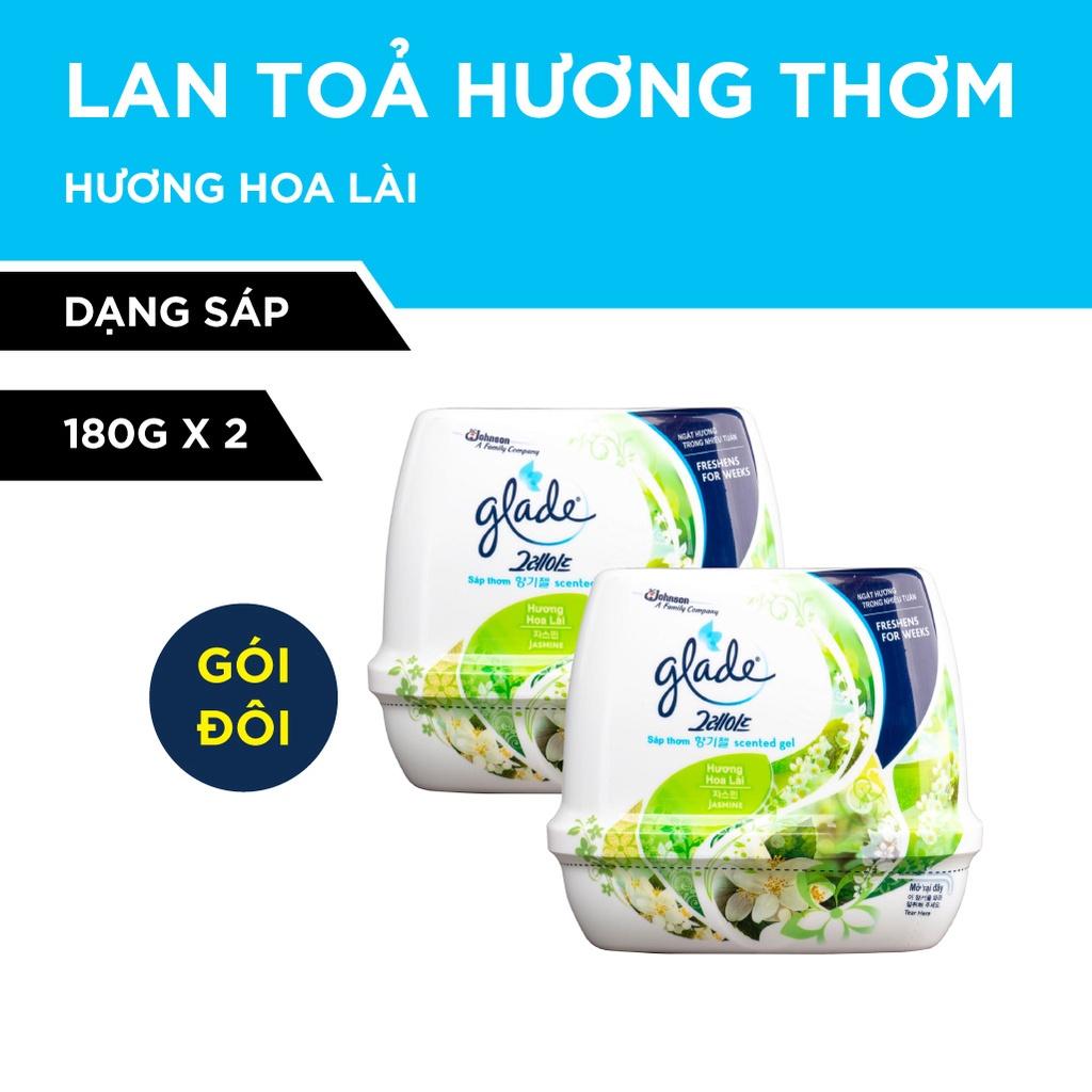 Bộ Đôi GLADE Sáp Thơm 180gx2