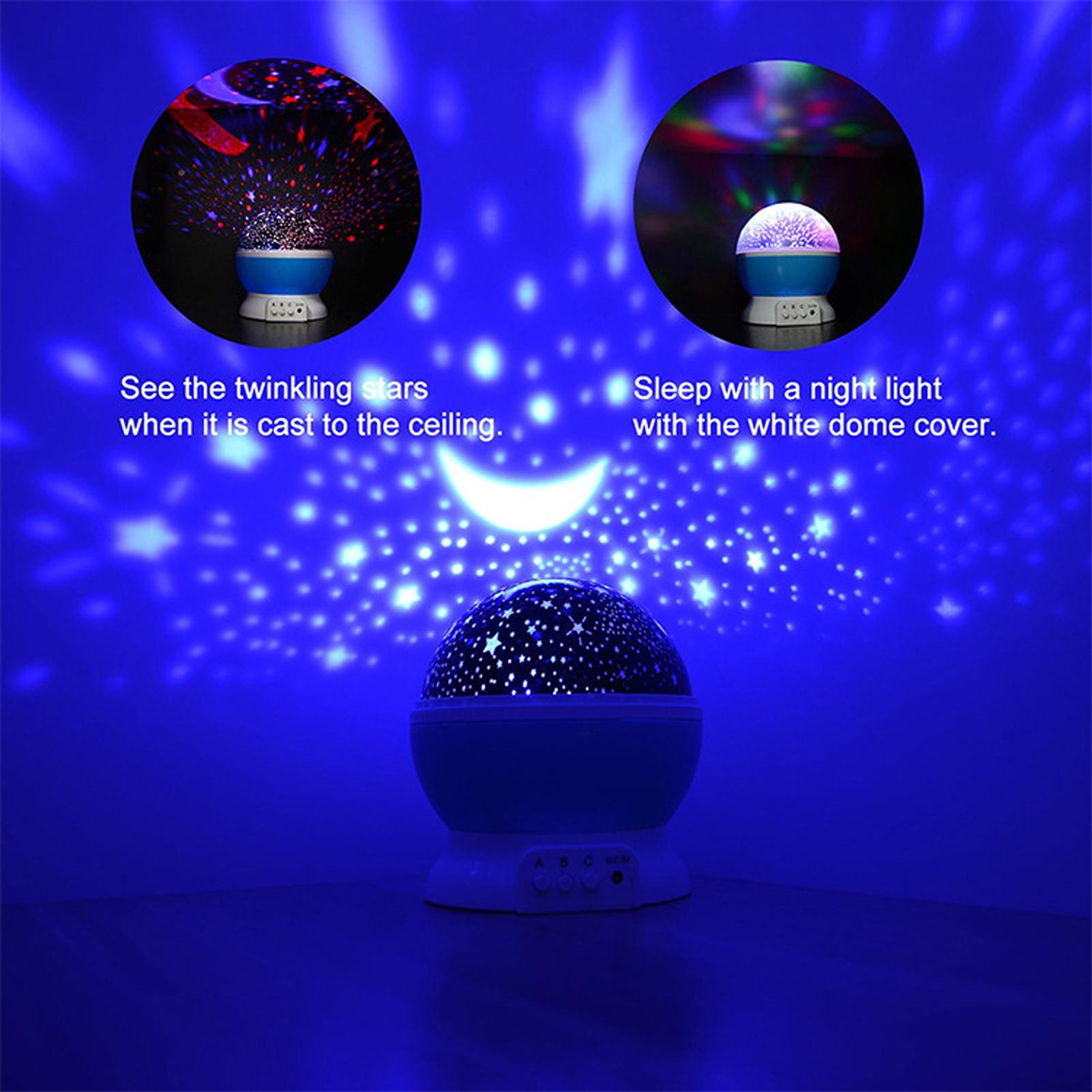 Đèn LED ngủ ban đêm đầy sao- Màu tím