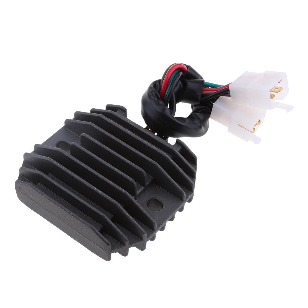 Black Motorcycle Voltage Regulator  Fit for Kawasaki ZX600