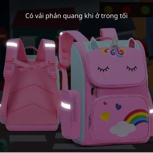 Balo Cặp Đi Học Cho Bé Trai Bé Gái Lớp 1 2 3 4 5 Dễ Thương Keelin Store Chống Gù Chống Thấm Nước