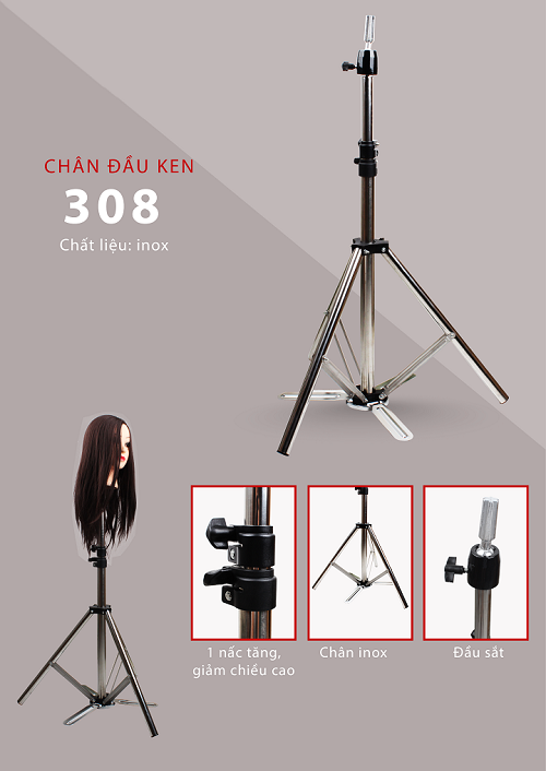 Chân Đầu Ken Inox - 308