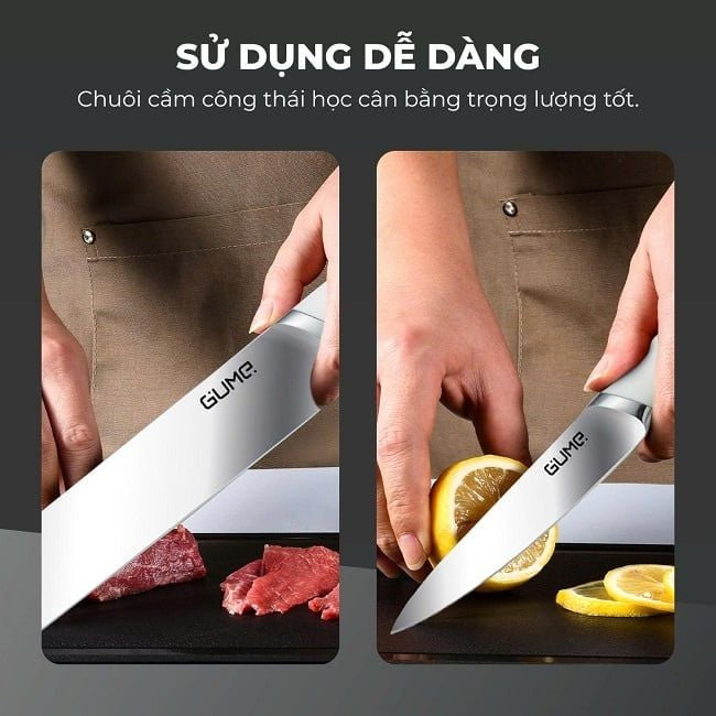 Bộ 2 dao nhà bếp thép không gỉ KOREA GMK25, hàng chính hãng