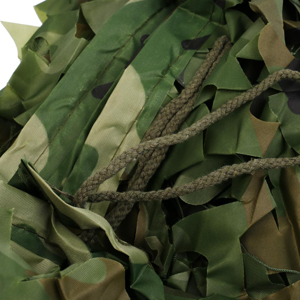 Hunting   Camouflage Net Woodland Leaves Camo Netting Cover 2m x 3m