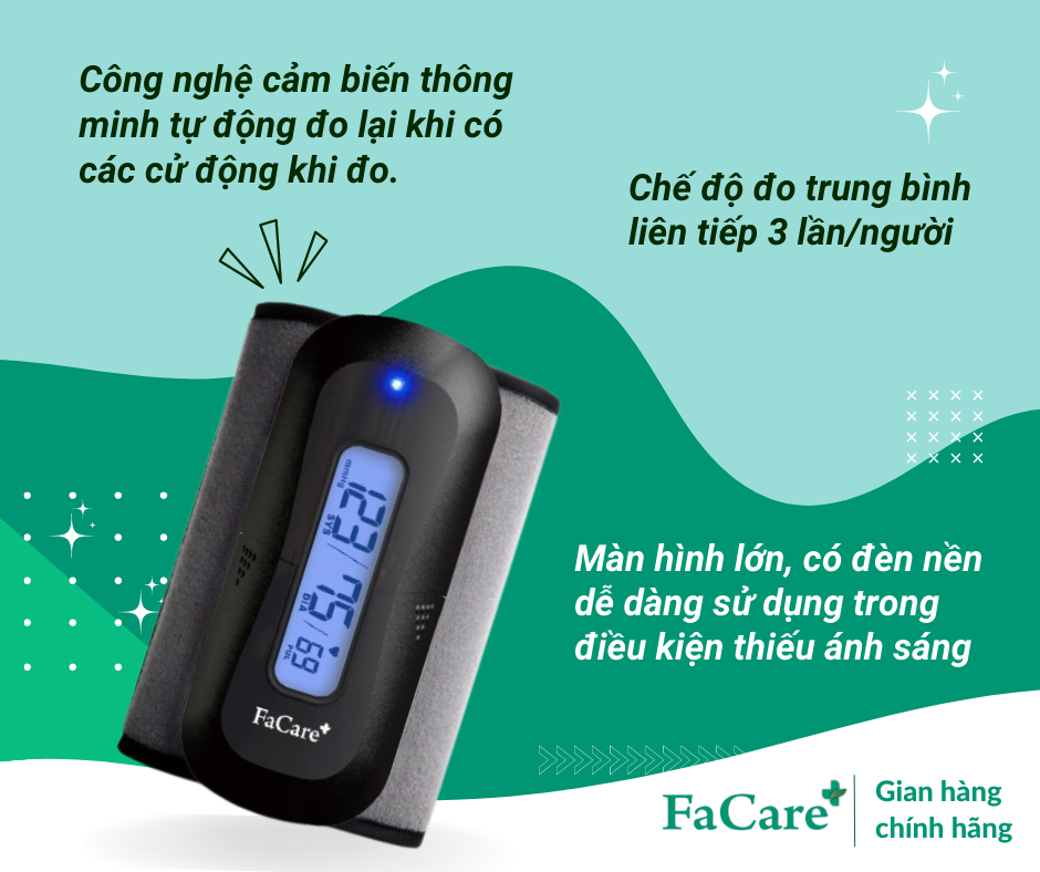 Máy đo huyết áp bắp tay Facare FC-P188 Bluetooth
