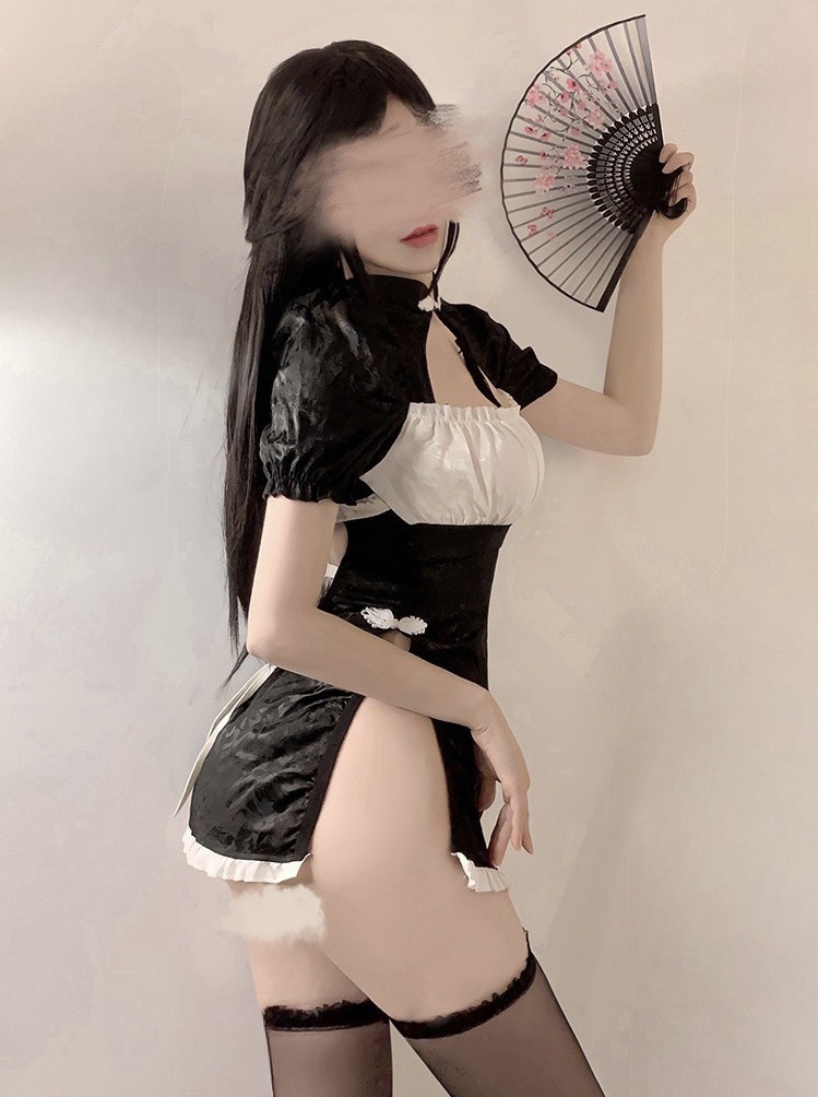 Váy Sườn Xám Cosplay Trung Hoa (Kèm Tất) - B.Lingerie