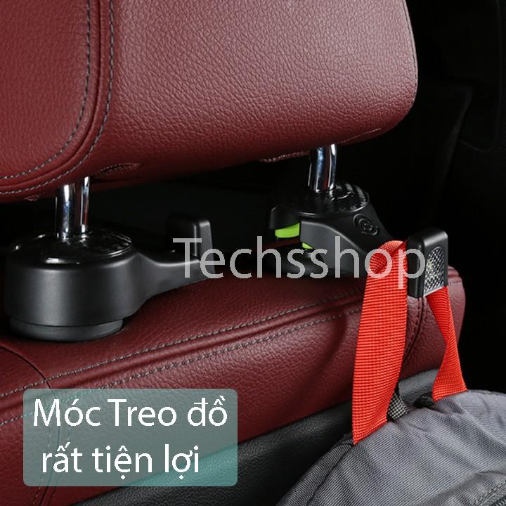 Móc Treo Đồ Sau Ghế Ô Tô Loại Có Đèn - Móc Gắn Sau Ghế Xe Hơi - Multi Function Car Hook - Combo 2 Cái