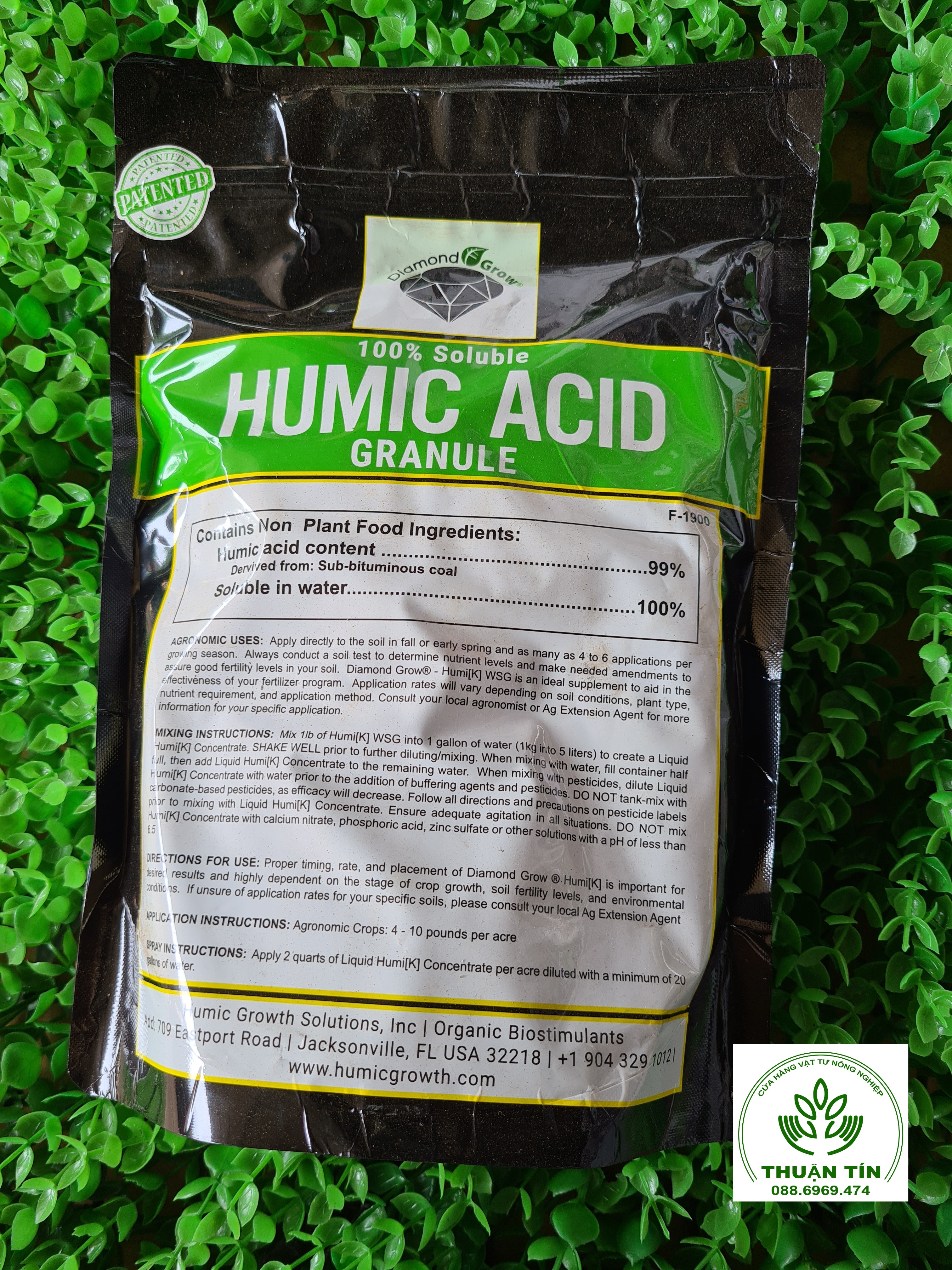 Humic Acid kích rễ nhập khẩu USA 1kg