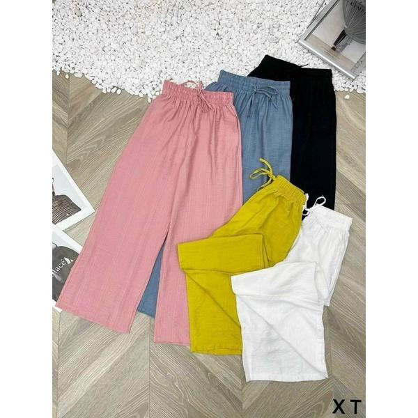 Quần ống rộng chất đũi loại đẹp ( loại 1) quần ống rộng chất đũi tơ siêu mát nhẹ