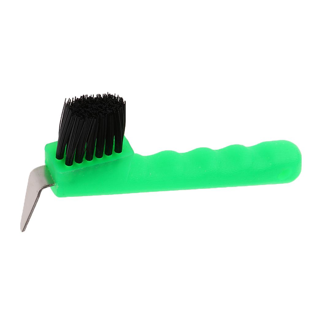 Hoof Pick with Brush Horse Grooming Equipment Tool Various Colors