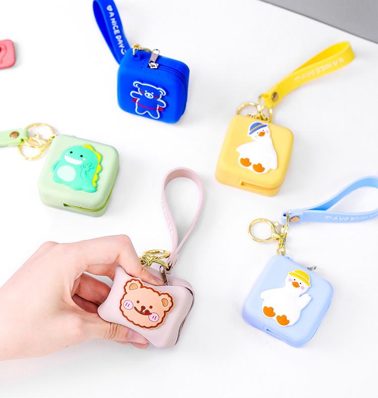 Túi Đựng Dành cho Airpods, Móc Khóa, Ví Nhỏ Hình Thú Cute