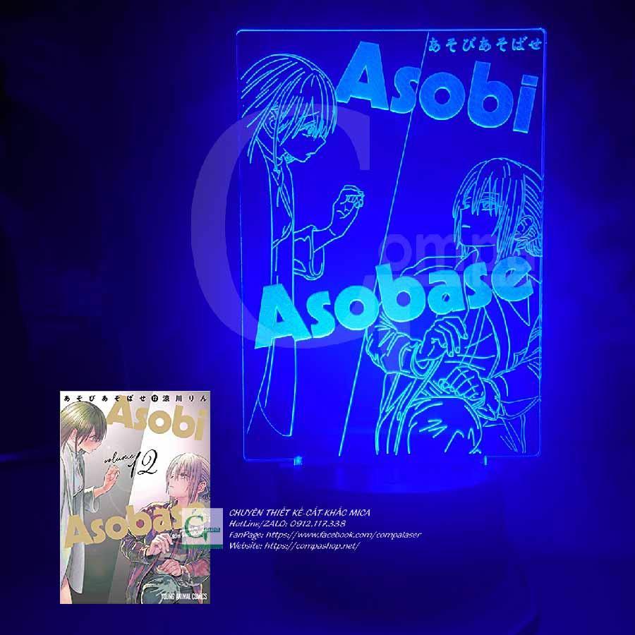 Đèn Ngủ Anime LED 3D Asobi Asobase 16 màu tùy chỉnh Compashop