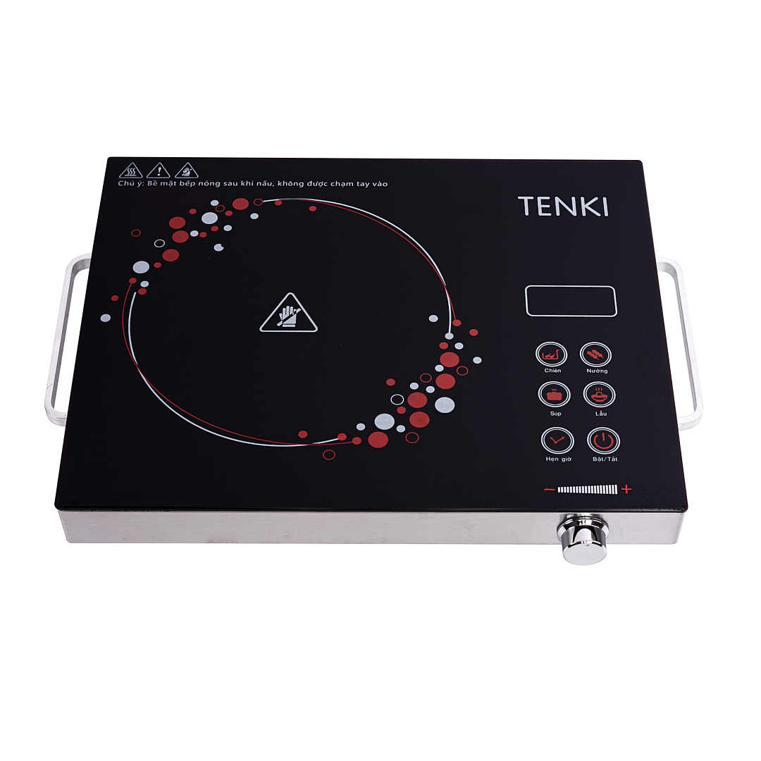 Bếp Hồng Ngoại Cảm Ứng TENKI TI8008 Sử Dụng Được Tất Cả Các Loại Nồi Mặt Kính Ceramic Siêu Bền - Hàng chính hãng