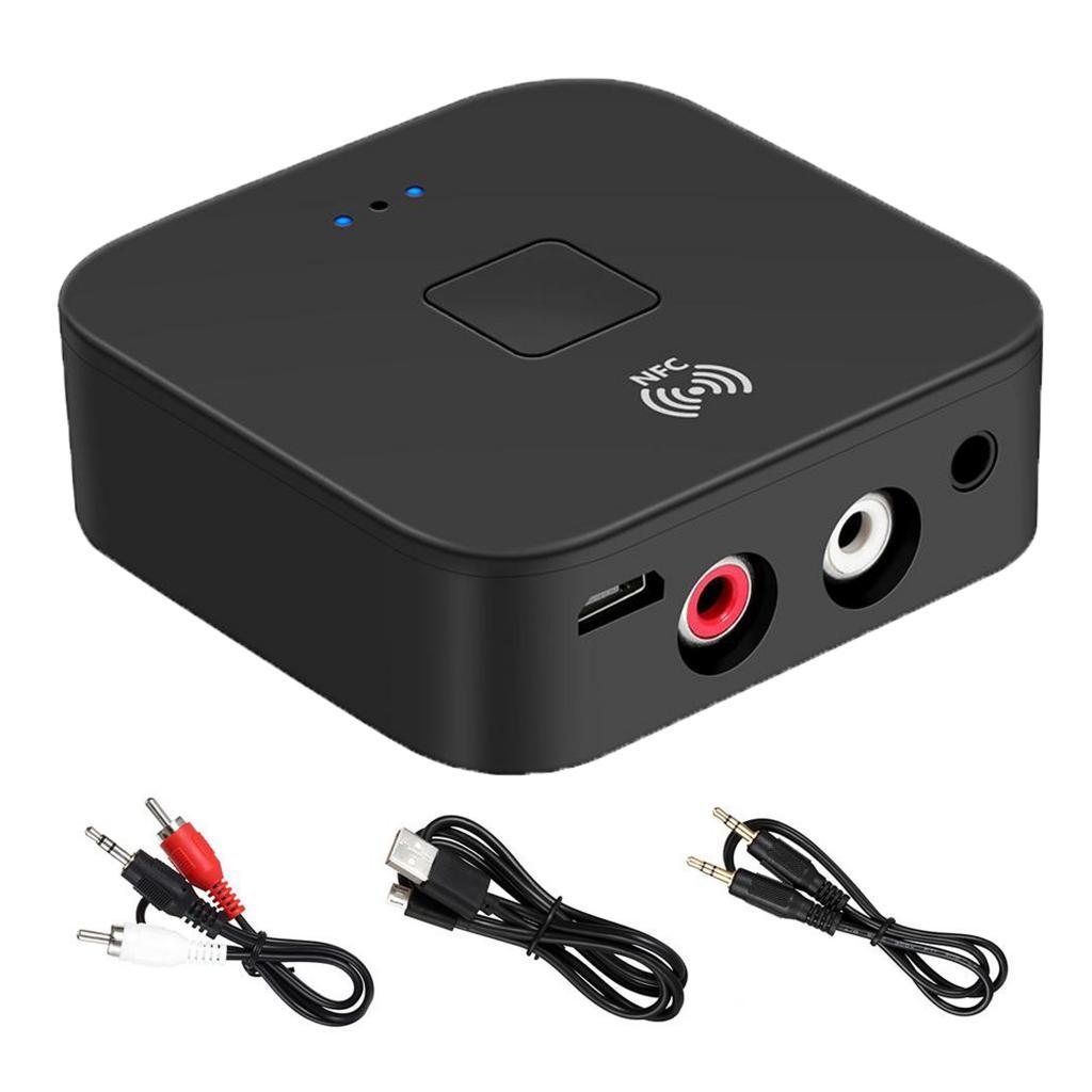 Wireless Bluetooth Receiver 2- 3.5mm Aux Audio Receiver Adaptor