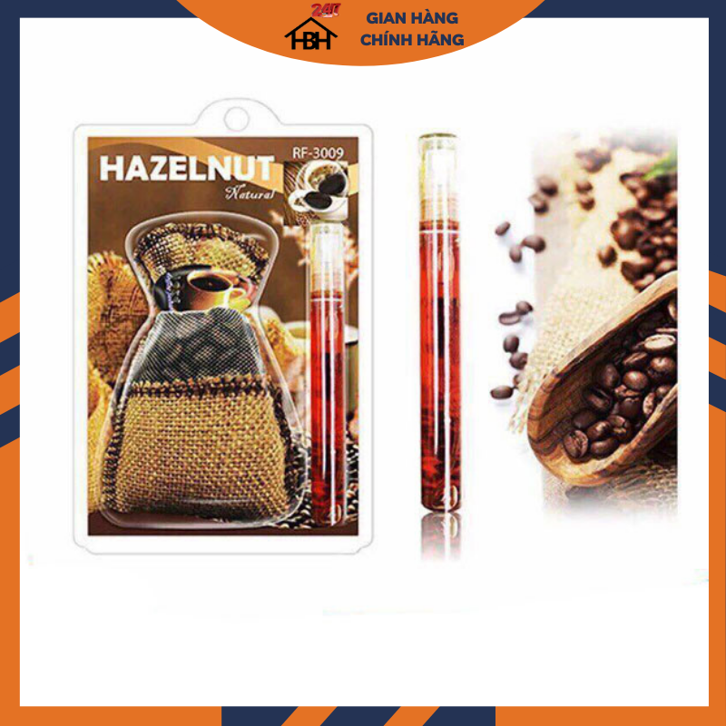 Túi thơm treo xe kèm tinh dầu hương cafe HBH