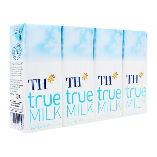 Sữa tươi tiệt trùng TH không đường 4x180ml-3321638