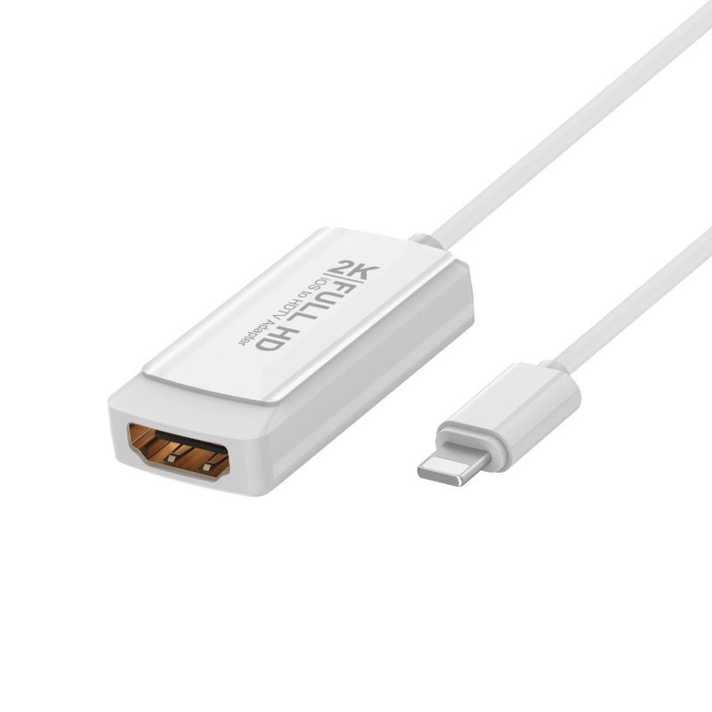 Cáp chuyển đổi HDMI đầu Lightning từ iPhone, iPad chất lượng 1080P Aturos OT-753233 - Hàng nhập khẩu