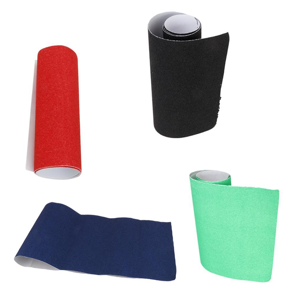 4PCS Skateboard Deck Sandpaper Skating Board Longboarding Grip Tape