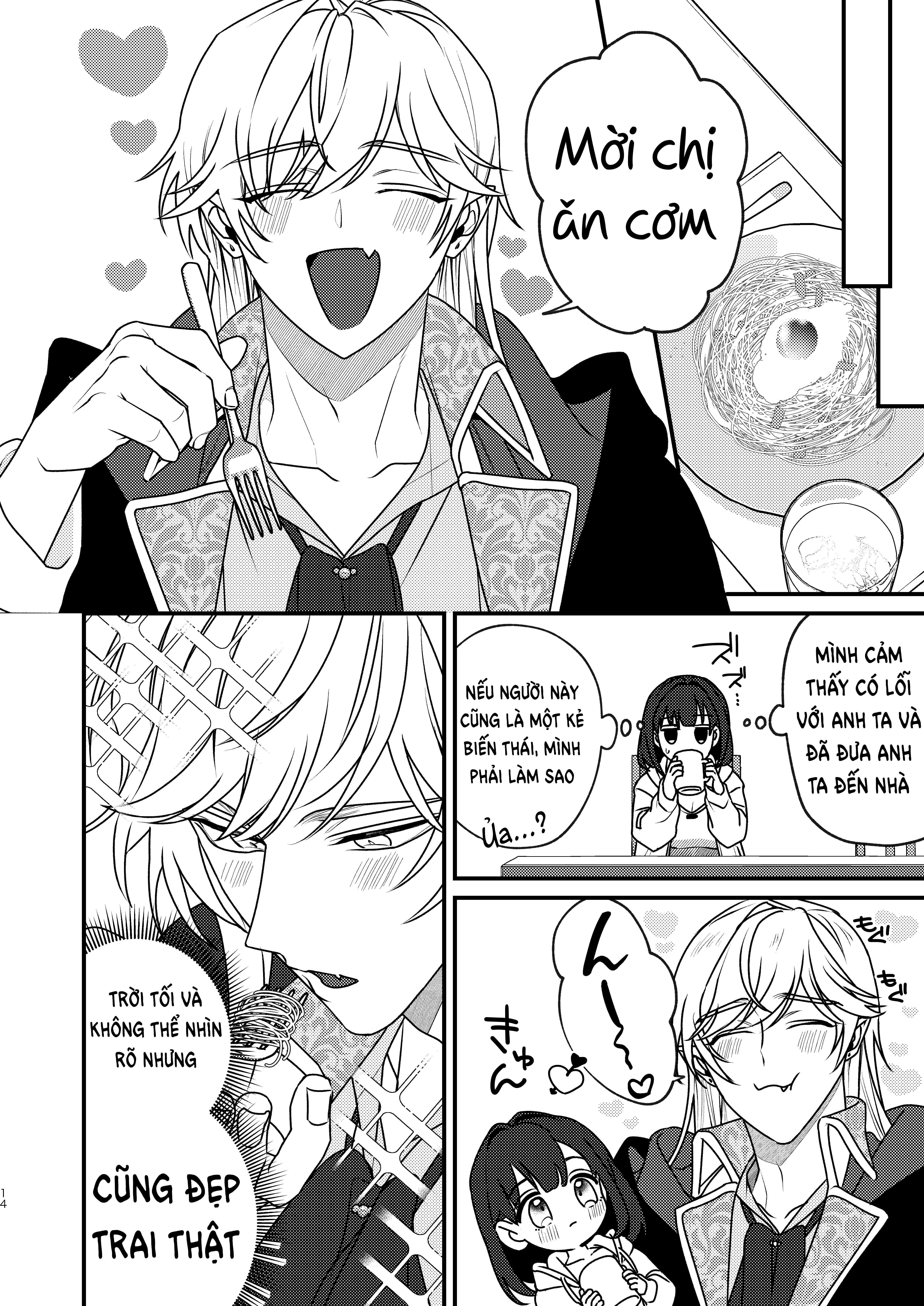 [21+] tui nhặt được một gã ma cà rồng đói chapter 1.2 2