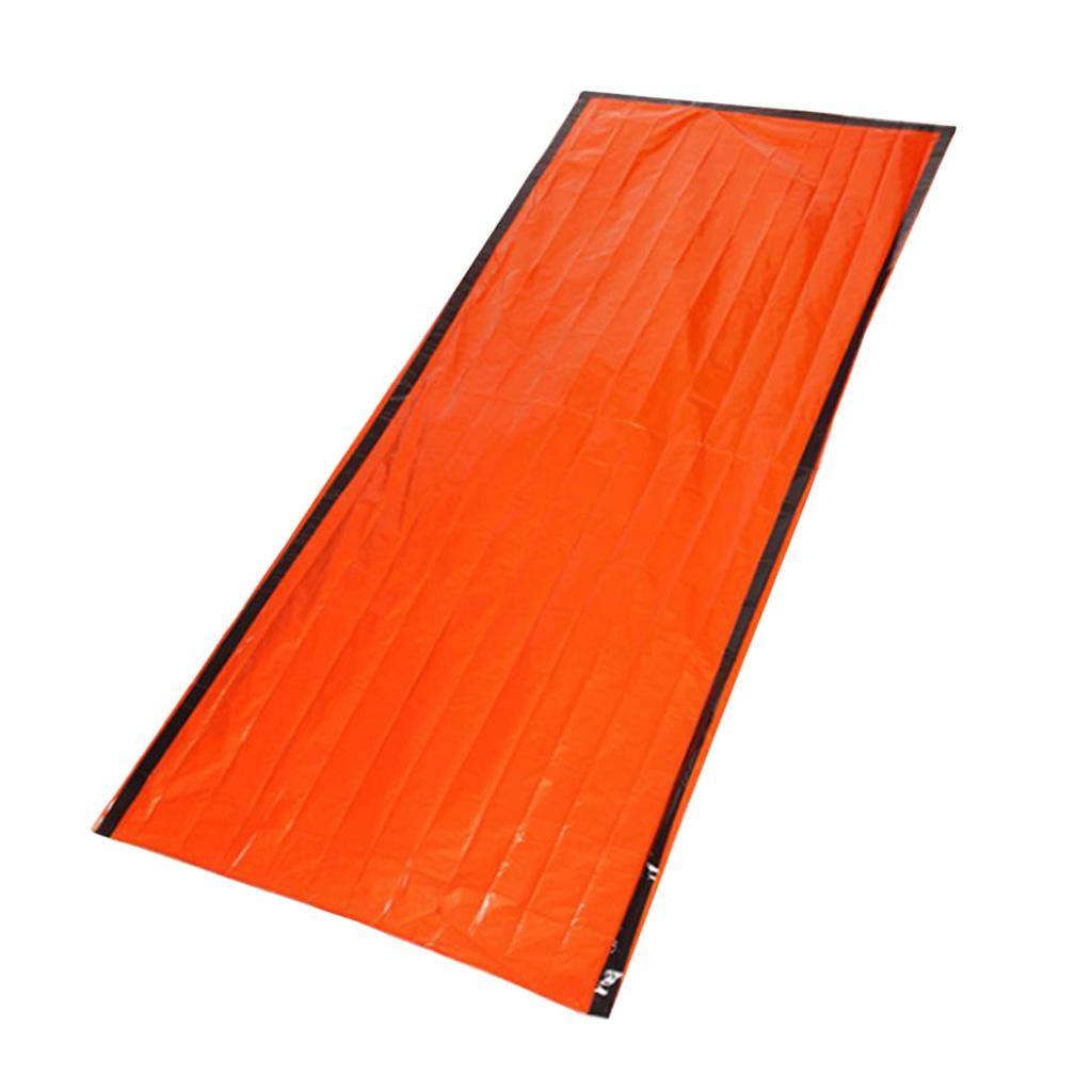 Portable Emergency Sleeping Bag Outdoor Survival Whistle Tent Blanket