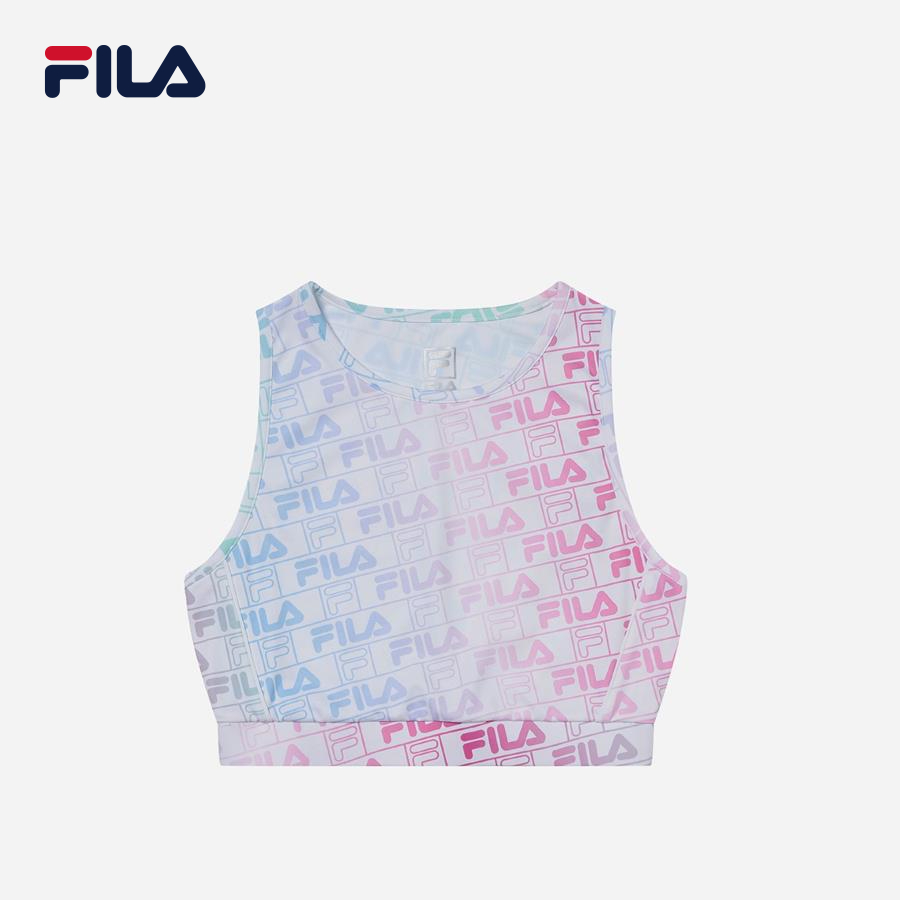 Áo thun ba lỗ thời trang nữ Fila Regular Monogram - FW2VTF2088F-WHI