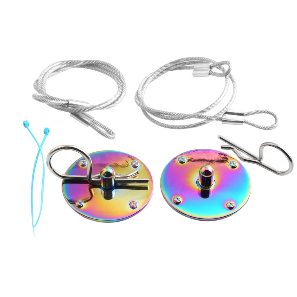 Aluminum Alloy Racing Auto Car Bonnet Plus Flush Hood Latch Pin Kit