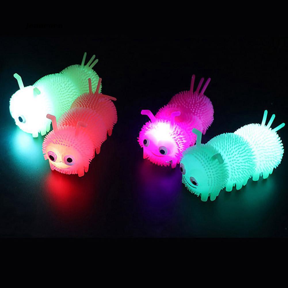 Đồ chơi bóp tay có đèn LED phát sáng hình con sâu bướm vui nhộn  Ybán xong
