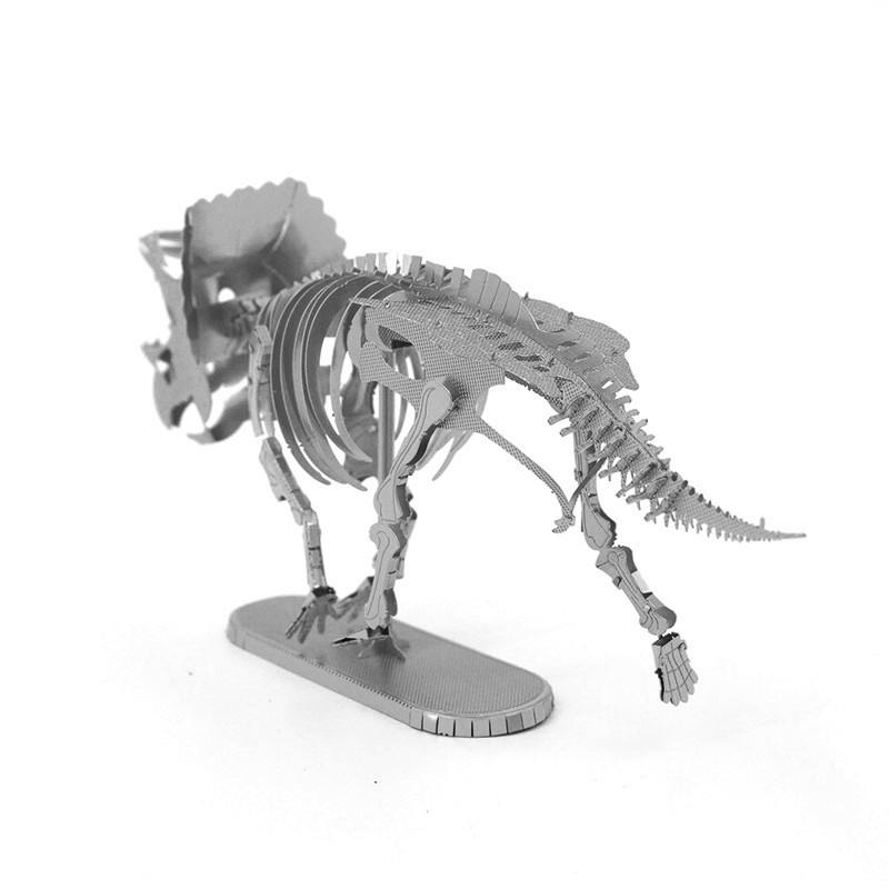 Mô Hình Lắp Ráp 3d Hóa Thạch Khủng Long 3 Sừng Triceratops