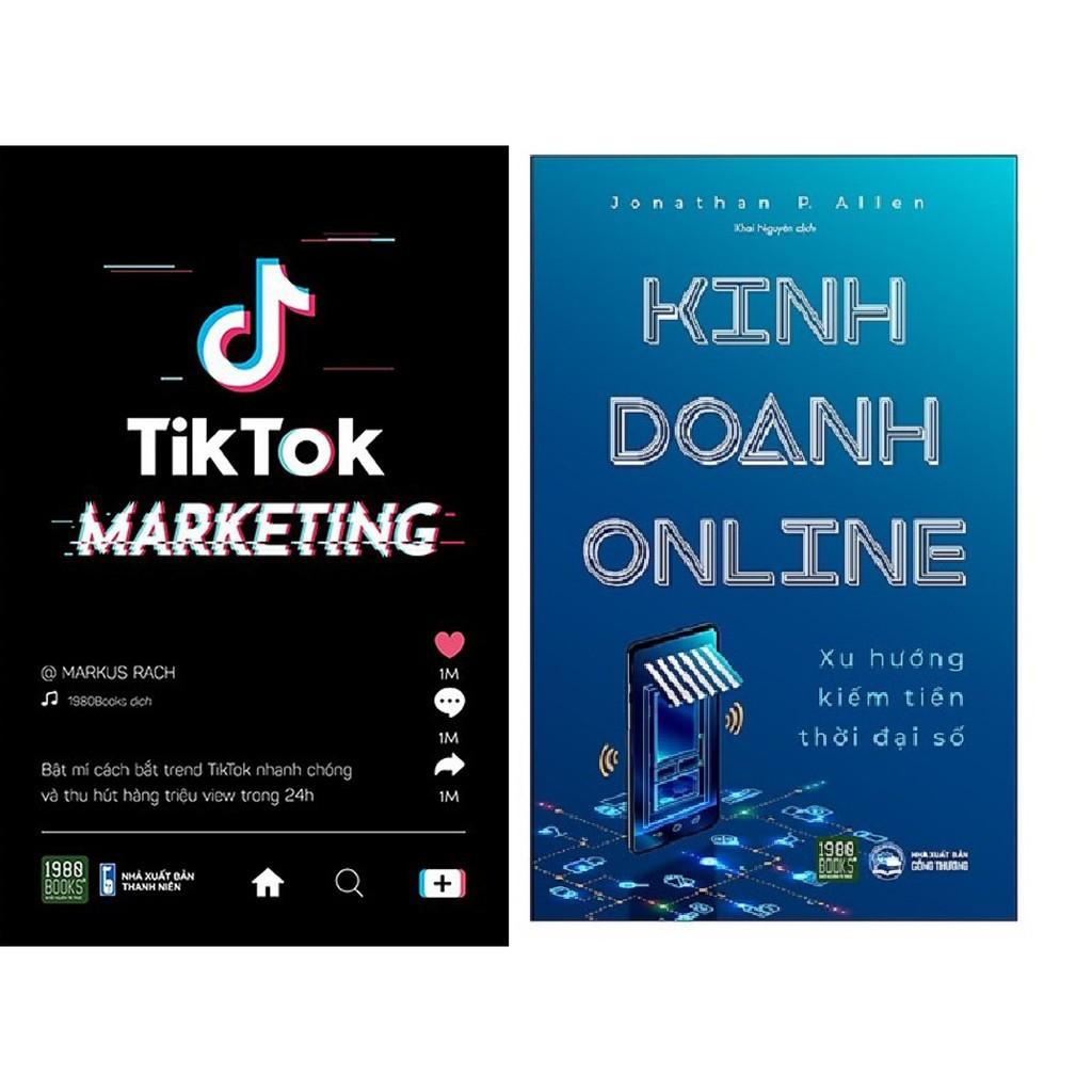 Sách - Combo Tiktok Marketing + Kinh Doanh Online - Xu Hướng Kiếm Tiền Thời Đại Số