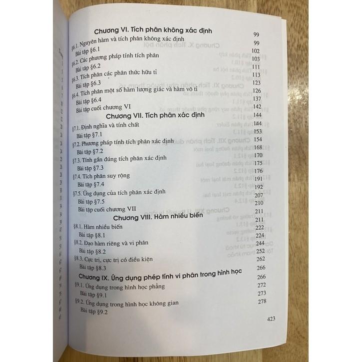 Sách - Combo Toán Học Cao Cấp - Bài Tập Toán Học Cao Cấp - Tập 2 (Giải Tích) - KHỔ TO - HV - ảnh 9