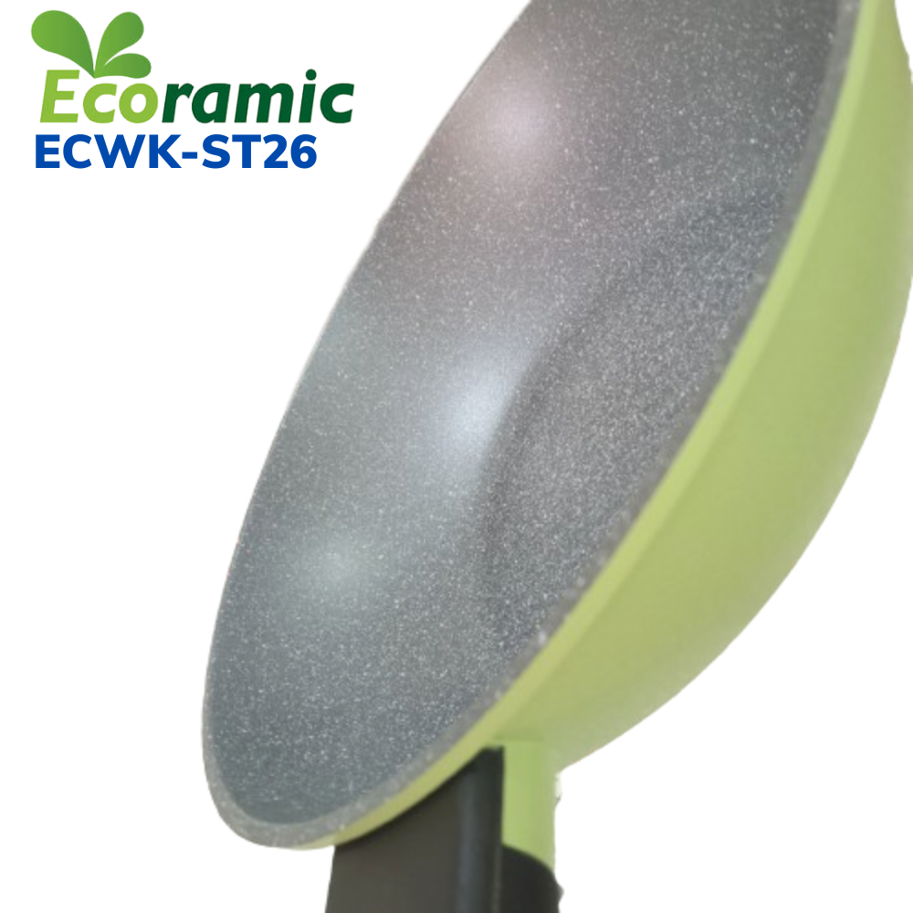 Chảo Đá Sâu Lòng Cao Cấp Ecoramic ECWK-ST26 (26cm)