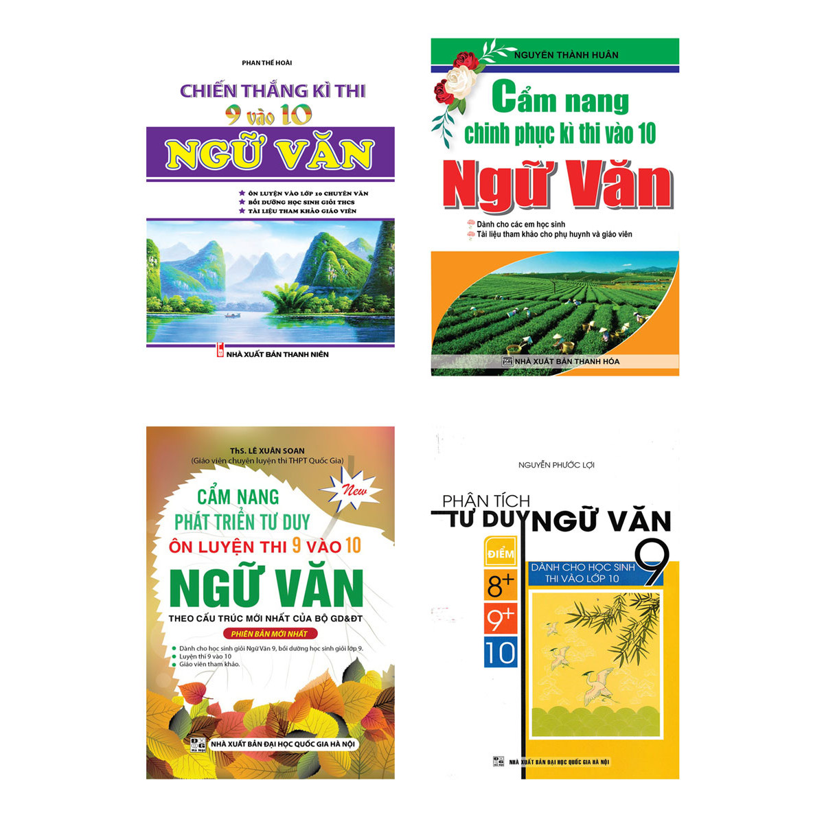 Combo Cẩm Nang Ôn Luyện Và Chinh Phục Kì Thi Vào 10 Môn Ngữ Văn