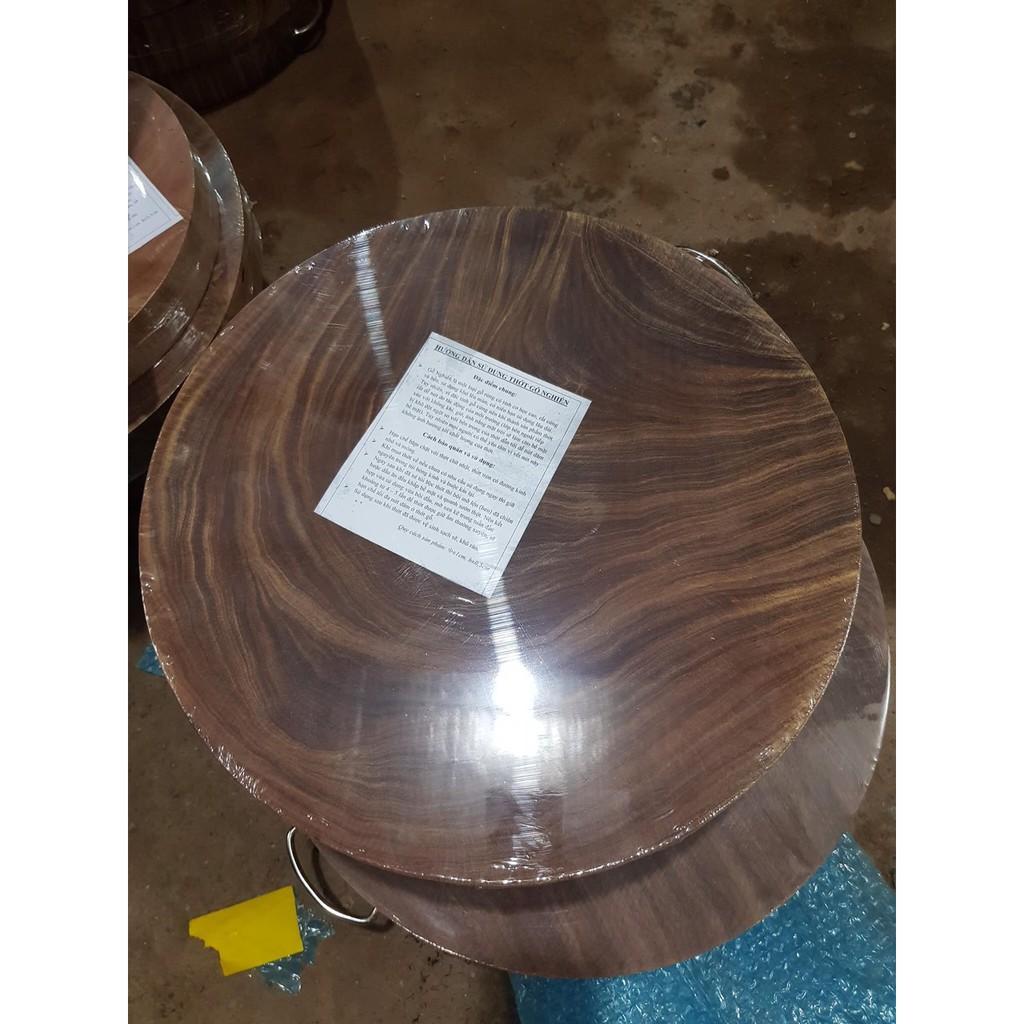 Thớt gỗ nghiến bắc đường kính 30cm