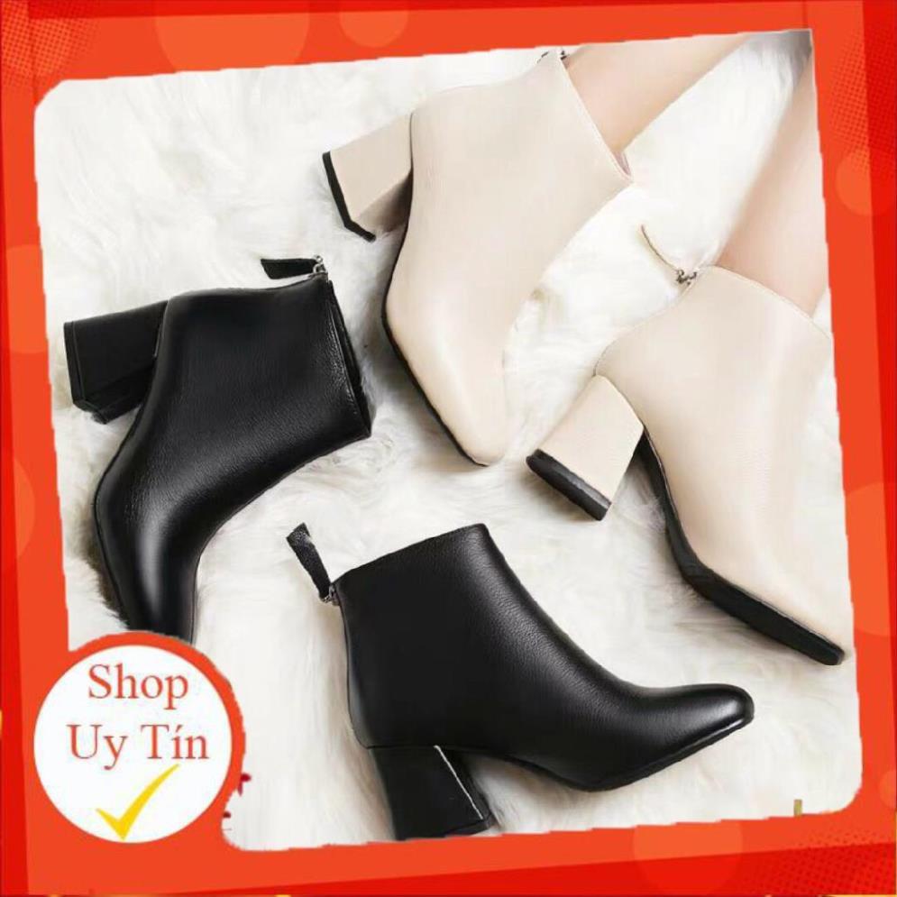 Boot da nữ công sở chất da đẹp
