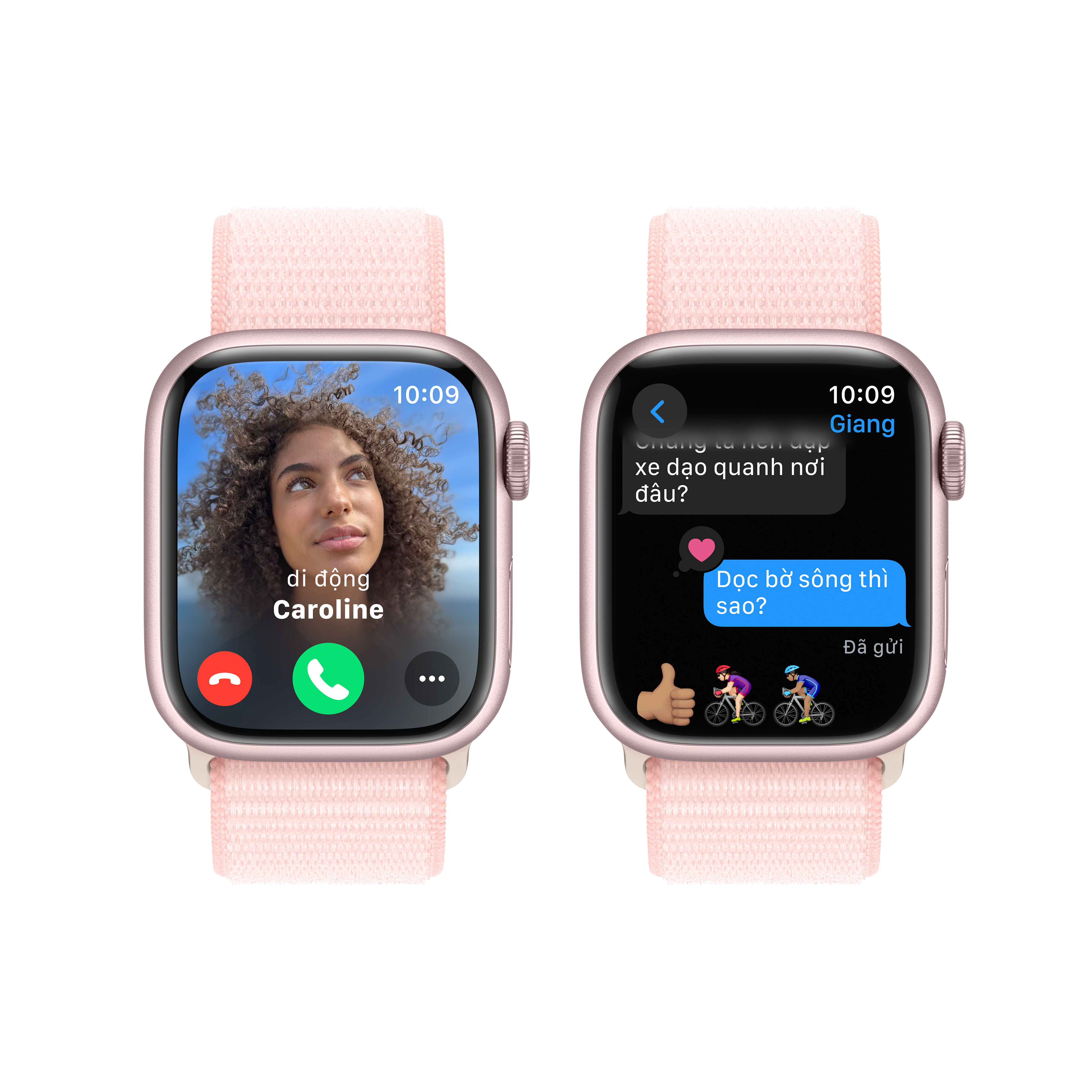 Apple Watch Series 9 GPS Sport Loop (Viền Nhôm, Dây vải)