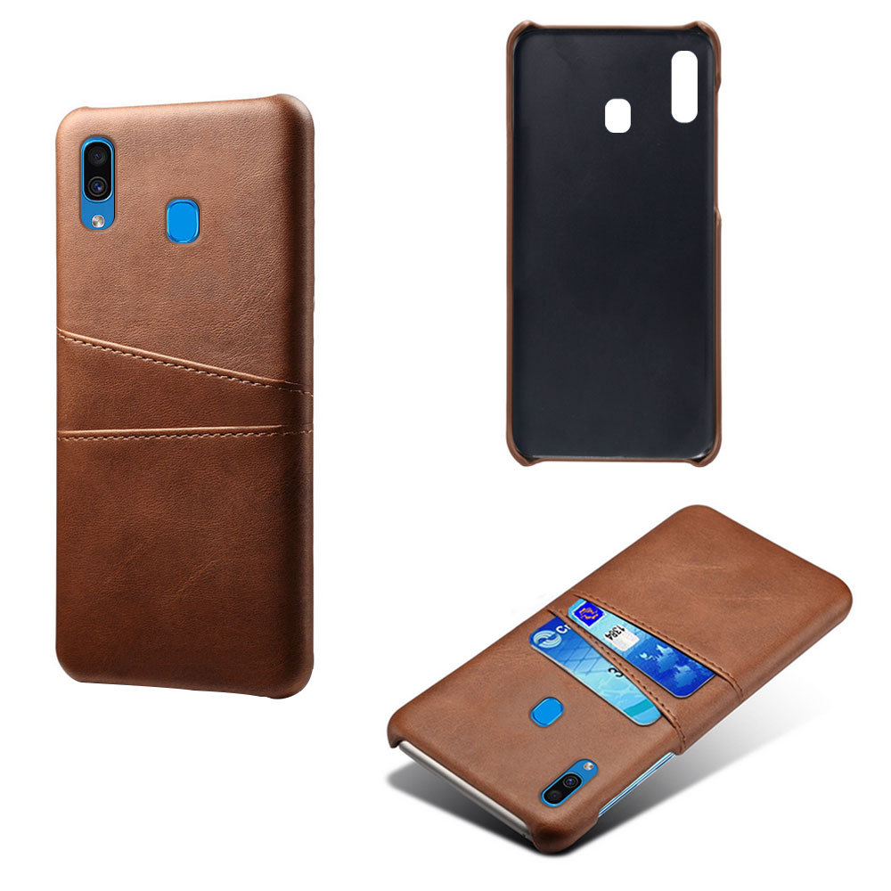 Ốp lưng da Fashion dành cho SamSung Galaxy A30 có ngăn đựng thẻ